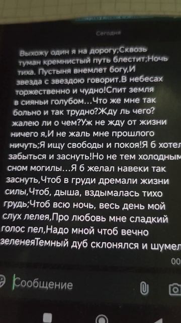 Стих М.Ю.Лермонтова