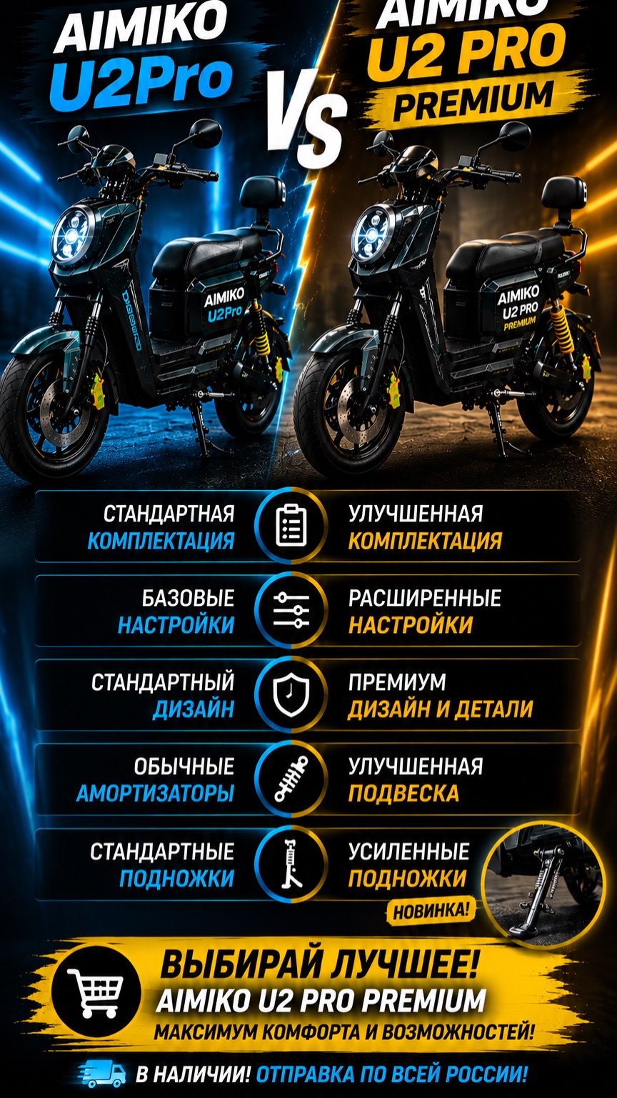 Отличие между Aimiko U2Pro и Амико U2 Pro Premium
