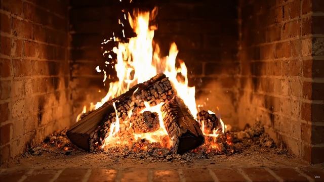 Звуки потрескивающих поленьев для глубокой релаксации и сна.