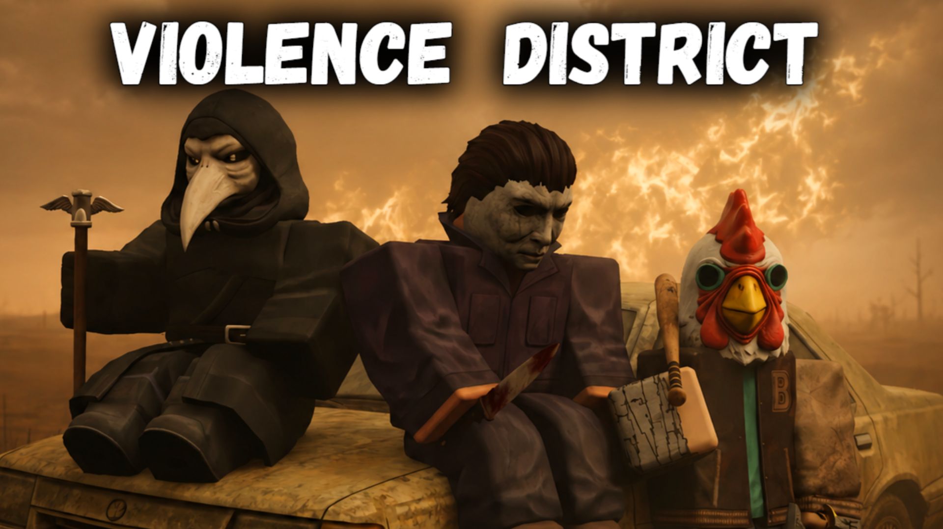 Попала в РАЙОН НАСИЛИЯ  Violence District Roblox