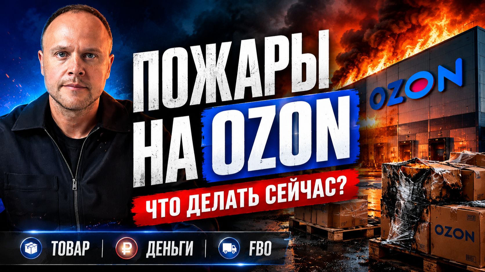 Пожары на Ozon. На сколько сняли товар с продажи. Страховка. Комиссия −3%. Что делать прямо сейчас