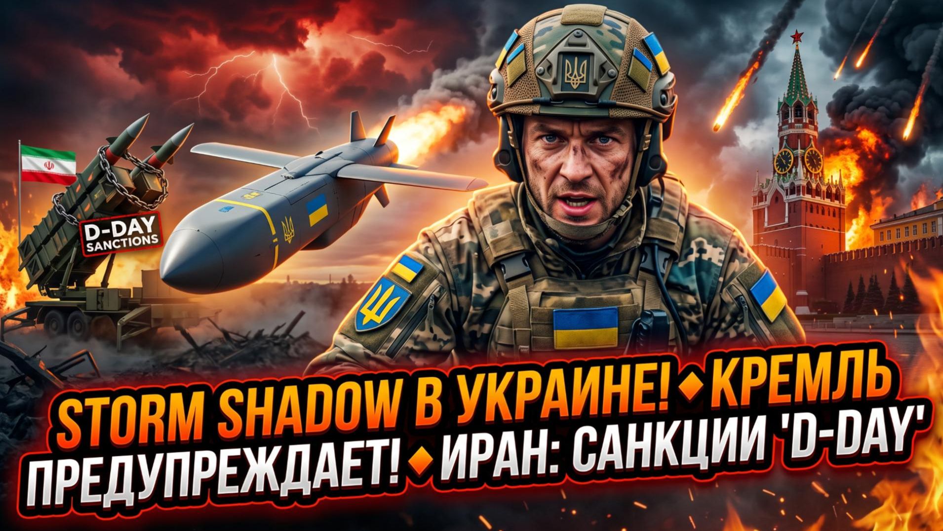 🚀Себастиан Сас | Британские «STORM SHADOW» в Украине: Кремль предупреждает, а Иран ждет «День Д»!