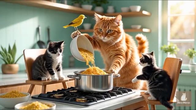 🐱Добрые Мультики Для Детишек. Мама кошка и Ее Сыночек