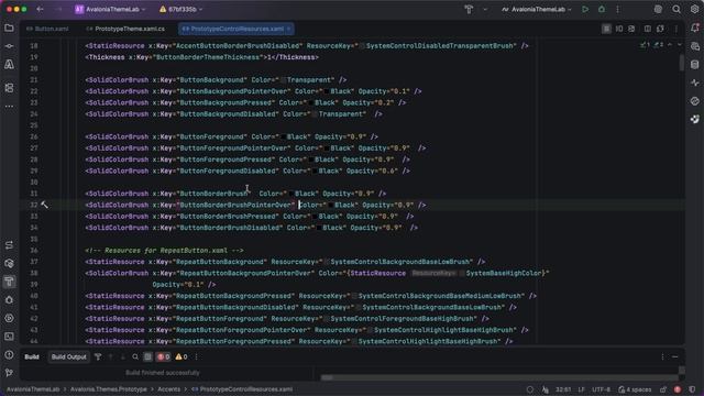 02 Avalonia UI темы - кнопки - кодим вручную