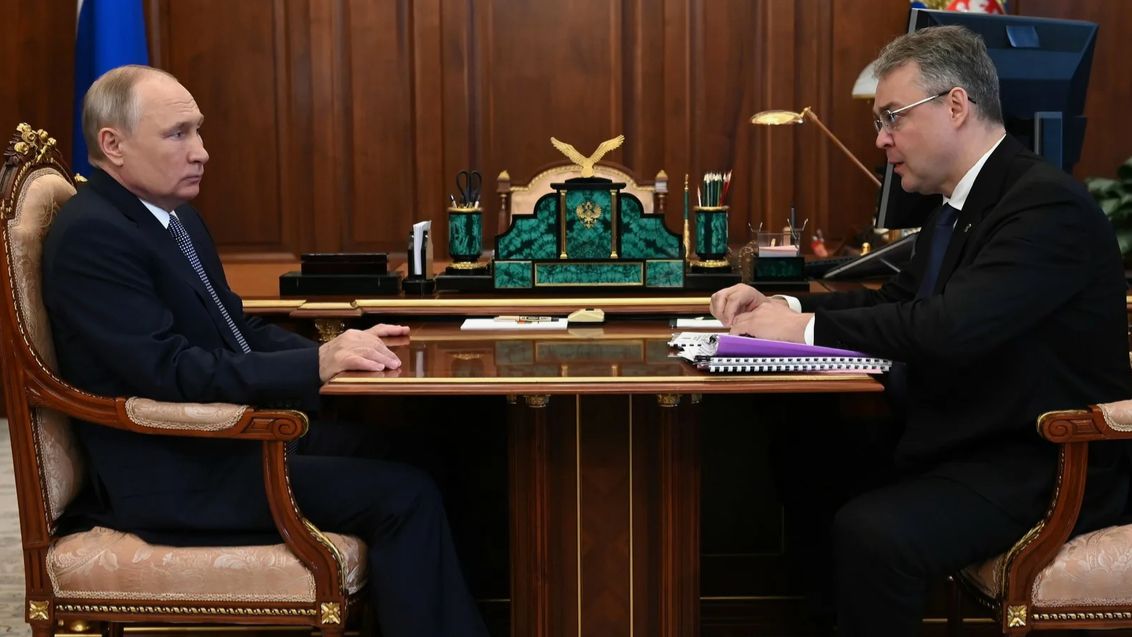 Президент провел встречу с губернатором Ставрополья