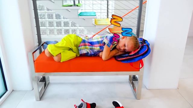Утренняя рутина Влада и Никиты со сонной мамой