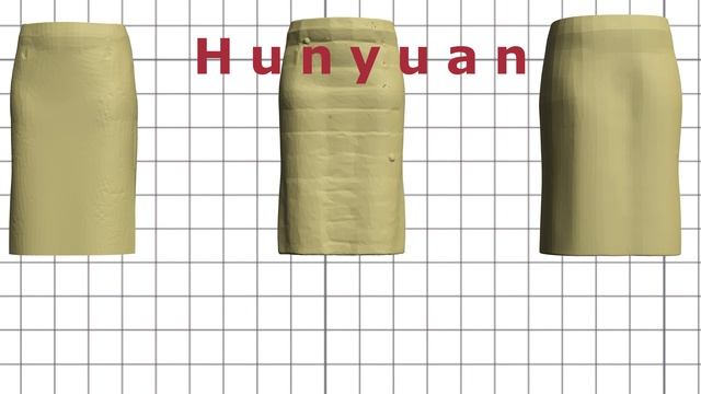 Pencil Skirt: Clo3D Vs AI-generated