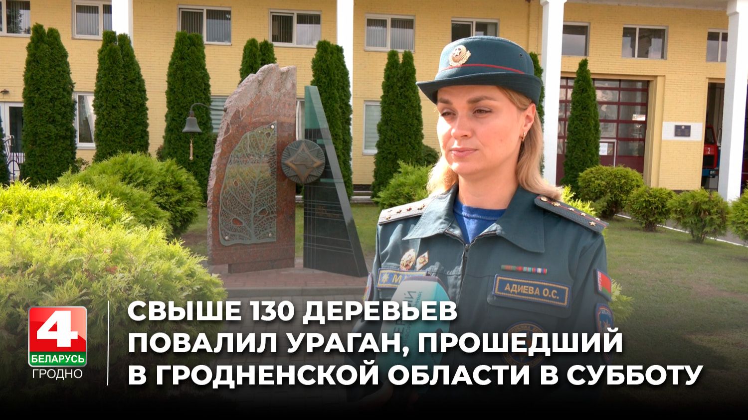 Свыше 130 деревьев повалил ураган прошедший в Гродненской области в субботу