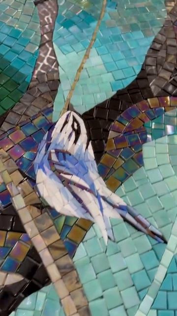 Тропики из мозаики #mosaic #мозаика #tropical #interiordesign