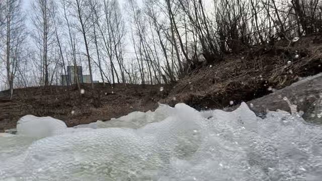 красивое заветление ручья