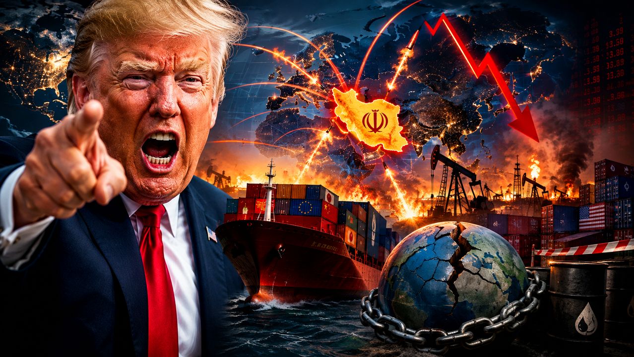 URGENTE TRUMP DECLARA GUERRA ECONÔMICA AO MUNDO POR CAUSA DO IRÃ