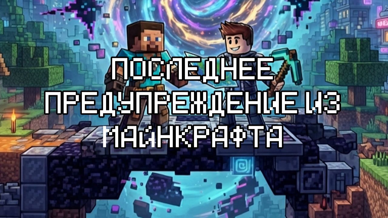 Последнее предупреждение из майнкрафта