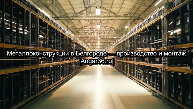 Металлоконструкции в Белгороде – производство и монтаж | Angar36.ru