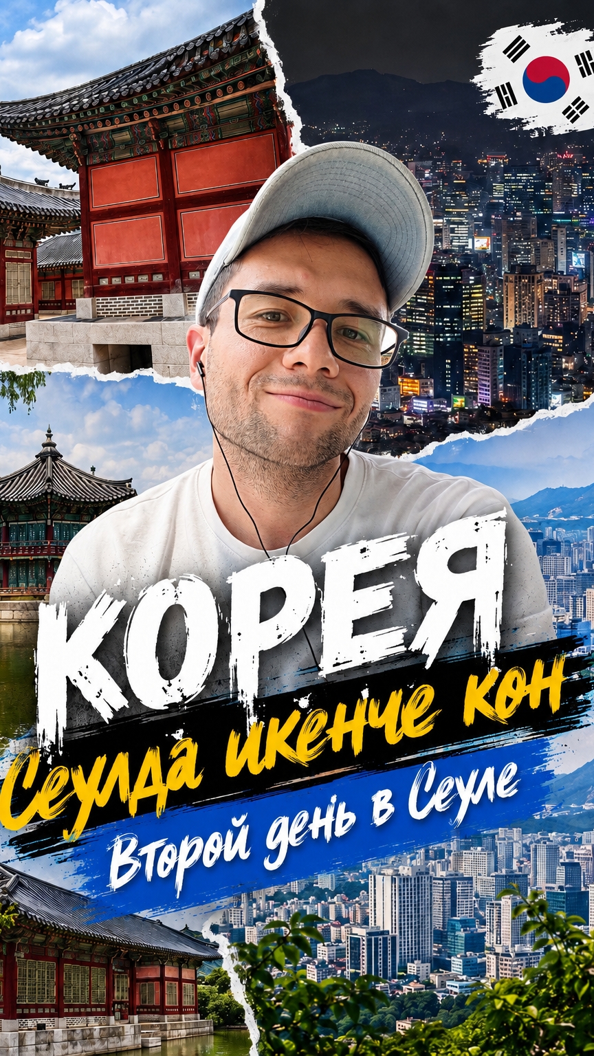 Сеул. Второй день 🇰🇷 Сеулда икенче көн