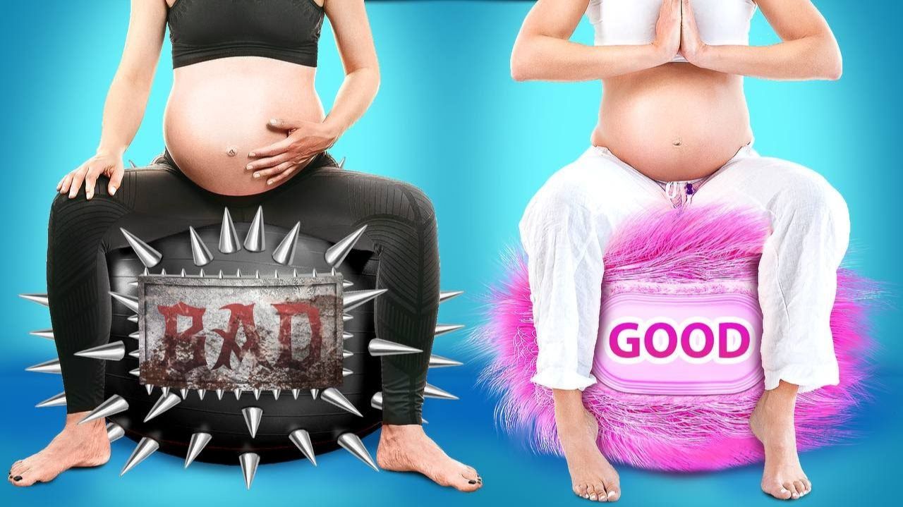 Дешёвые и Дорогие Советы для Богатой Vs Бедной Беременности # Хорошая Vs Плохая Беременная