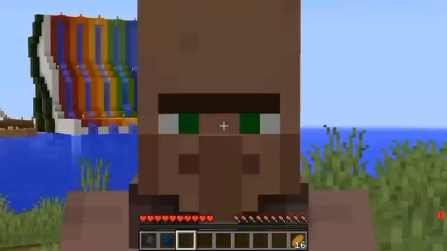 😠ЭТОТ ЖИТЕЛЬ ПРИТВОРИЛСЯ МНОЙ В МАЙНКРАФТ! ШЕДИ MINECRAFT_720p