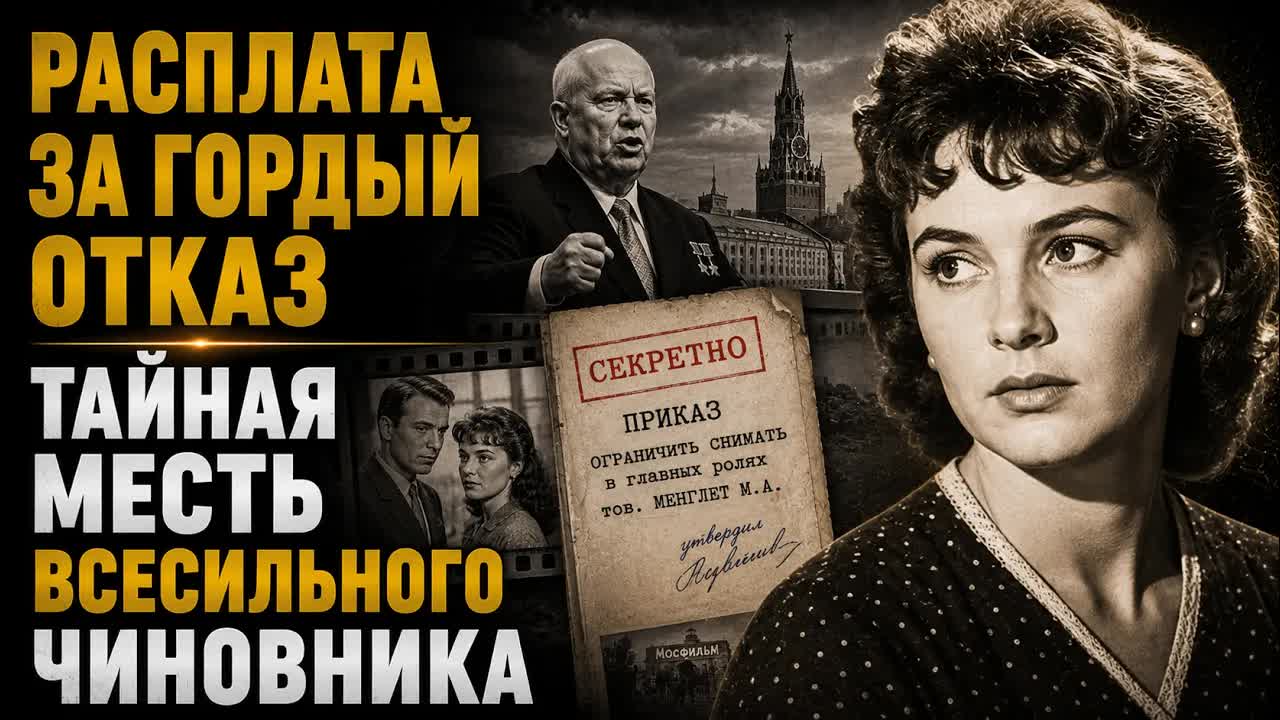 При Хрущеве Майя Менглет ПОКОРИЛА ВСЮ СТРАНУ но тайный приказ сломал ей жизнь