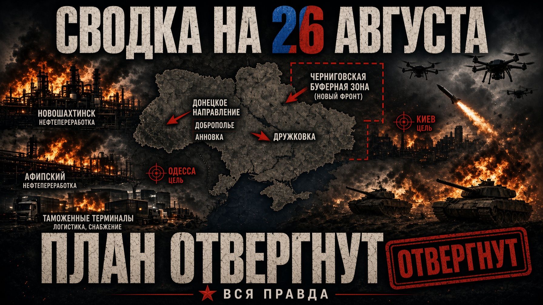 СВОДКА БОЕВЫХ ДЕЙСТВИЙ НА 26 АВГУСТА КАРТА СВО СЕГОДНЯ НОВОСТИ  СВО НА УКРАИНЕ 2026 ЮРИЙ ПОДОЛЯКА