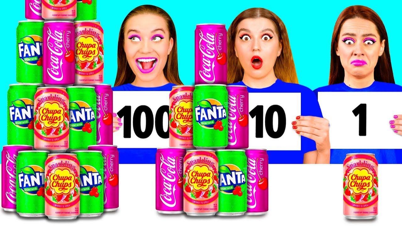 100 Слоев Еды Челлендж  Удивительные Кулинарные Рецепты от DaRaDa Challenge