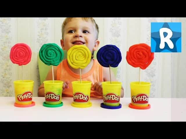 Гигантские леденцы Play Doh