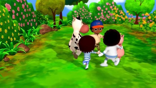 Кольцо, кольцо, розы | Детские стишки для малышей от LittleBabyBum - Азбука и цифры
