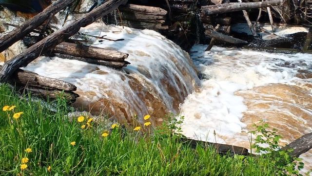 Водопад на Лососинке