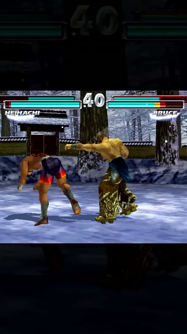 Теккен Tekken Хэйхати Ёсимицу против Брюса Лея