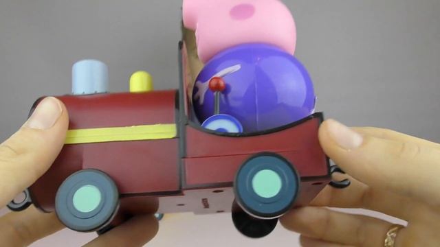 Паровозик Дедушки Свина Peppa Pig Grandpa Train распаковка