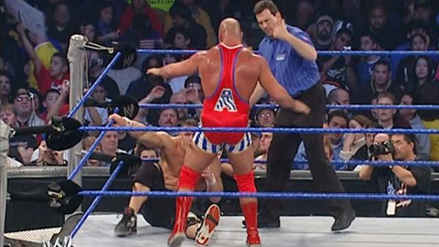 Kurt Angle Vs The Big Show Vs John Cena (WWE No Way Out, 2004)