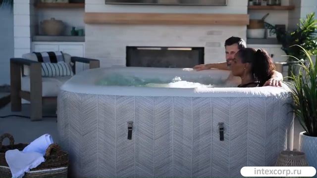 Надувное джакузи Шеврон Делюкс ПьюрСпа (PureSpa Chevron Deluxe) с аэромассажем 28446_28472