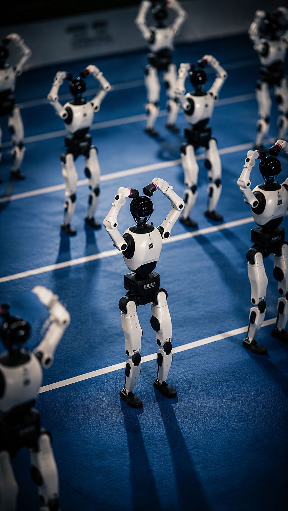 Прыжок в высоту Робот X-Humanoid