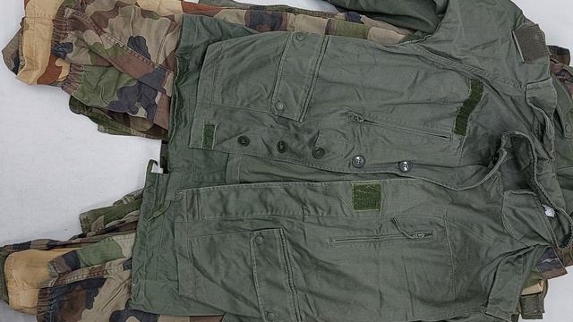 45639 Военная одежда Франция, 1пак, Francese Militare, секонд (extra) оптом