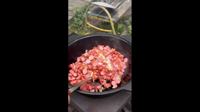 Томатный суп в казане 🍅🍅🍅