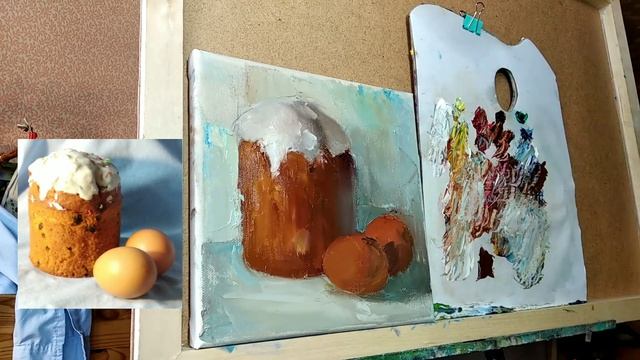 Пасхальный натюрморт. Борисова Екатерина.