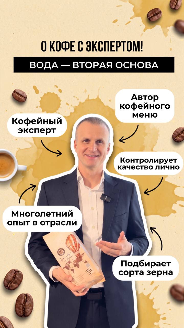 Вода – вторая основа ☕️