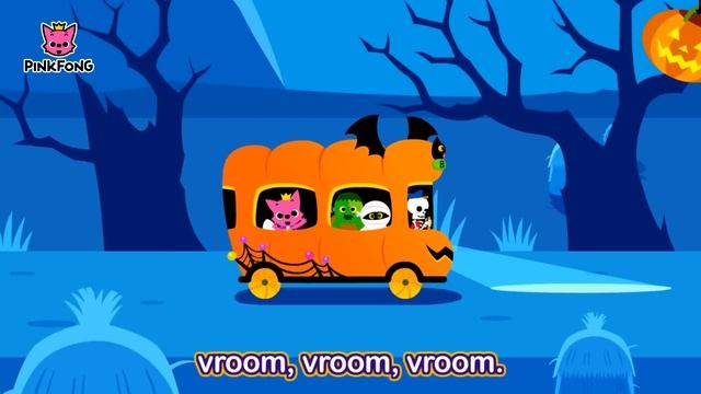 Жуткий автобус | Песни на Хеллоуин | Песни PINKFONG для детей