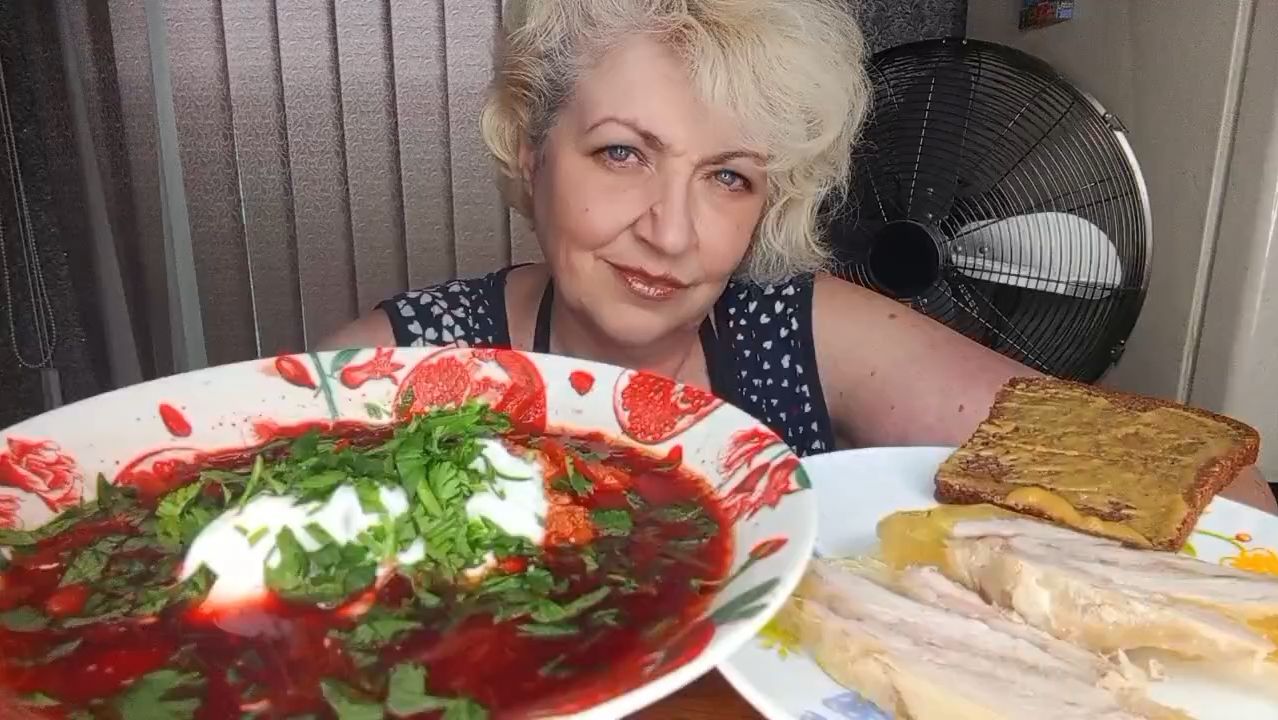 Мукбанг БОРЩ Такой Вкусный,что Даже Ложка ЗАВИДУЕТ