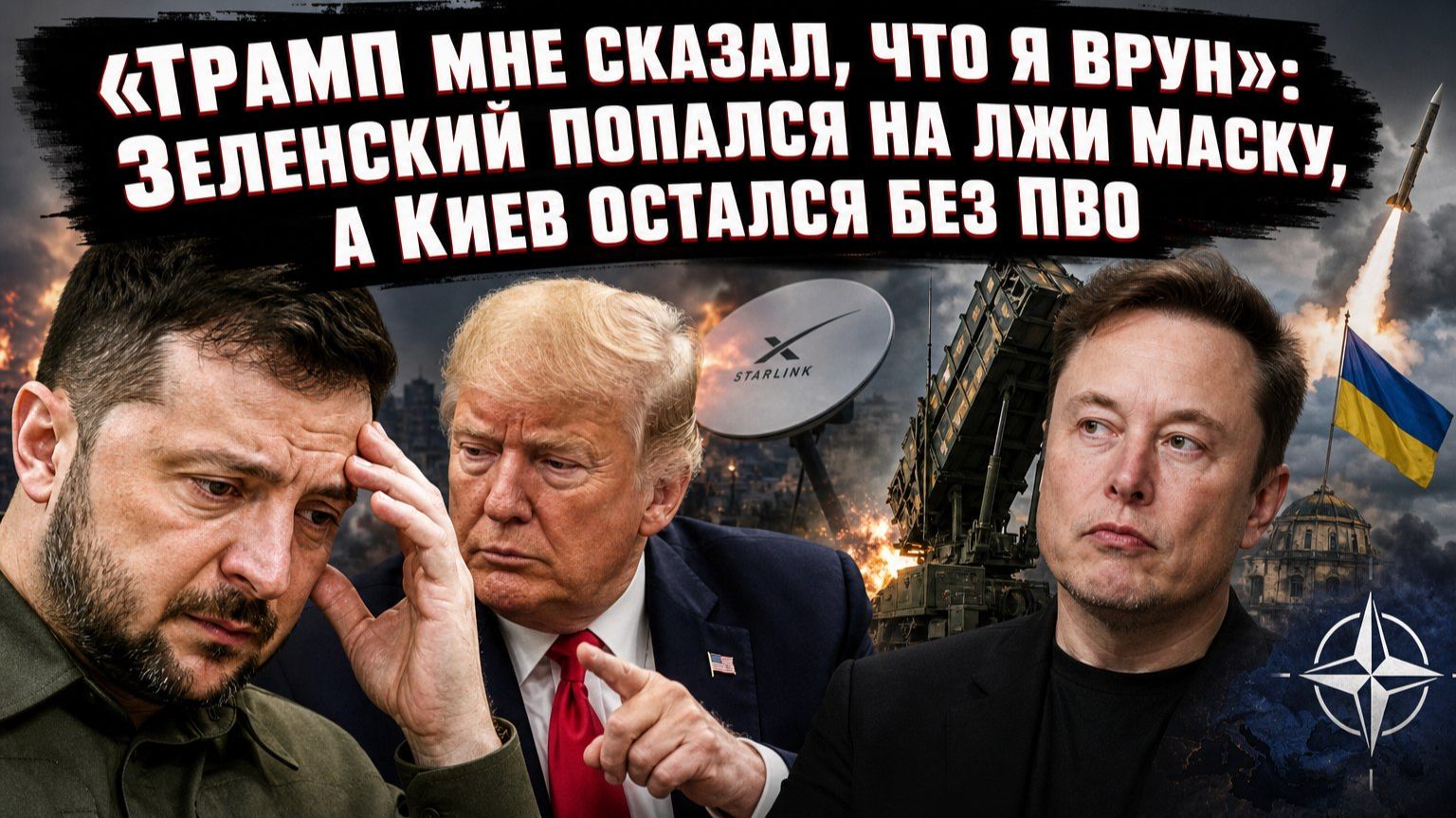 Я вас обманул господин президент: как Зеленский кинул Трампа с Маском и что теперь будет...