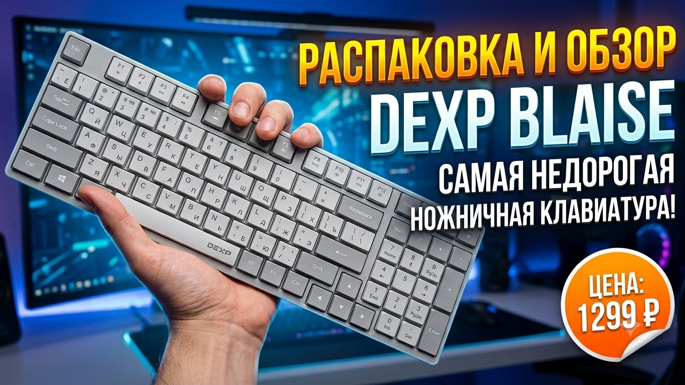 DEXP Blaise: Идеальная клавиатура для работы или хлам?