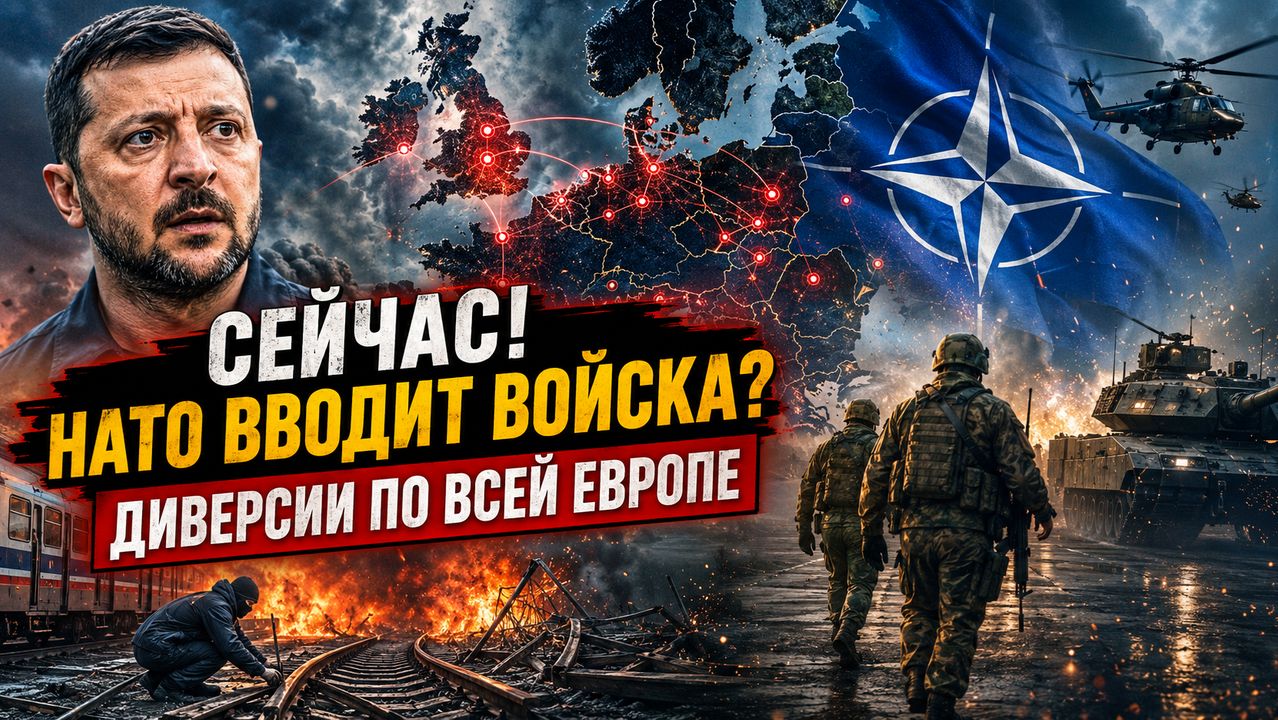 Сейчас! НАТО вводит войска Диверсии по всей Европе
