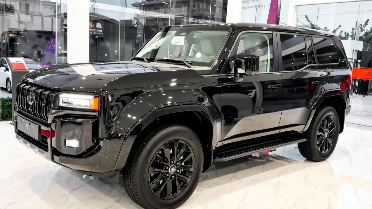 Toyota Land Cruiser PRADO LC250 2026 года в черном цвете. Обновленный кузов. Обзор автомобиля.