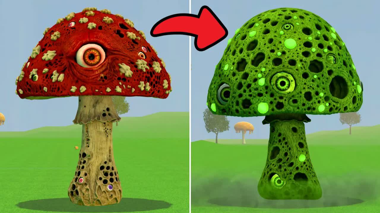 Гаррис Мод новый ядовитый гриб трипофобии против обычного 😱🍄