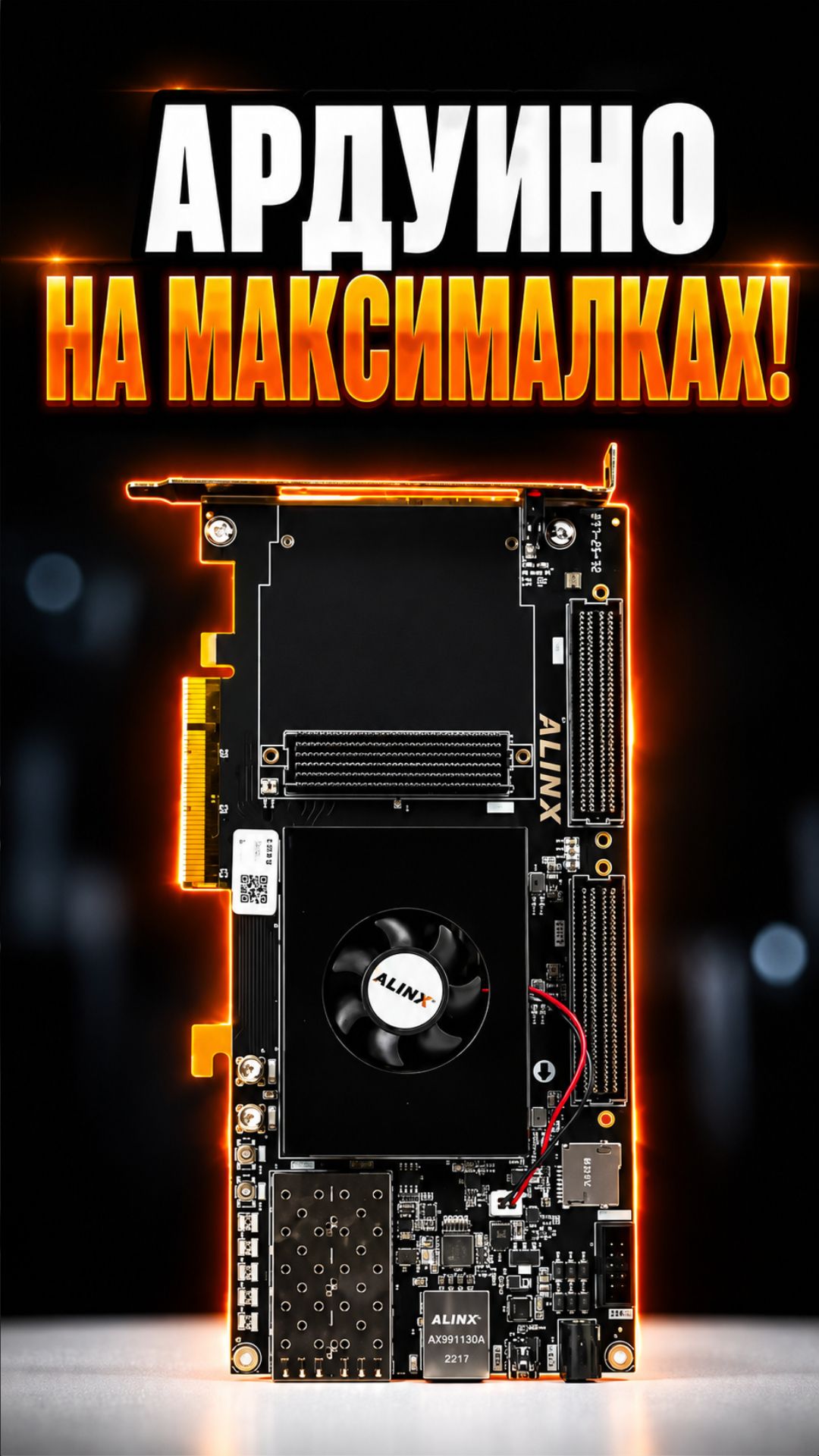 PCIe-карта с кнопками и SD-слотом: что это за FPGA-монстр?