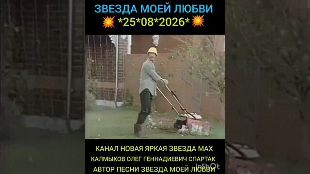 ЗВЕЗДА МОЕЙ ЛЮБВИ. Автор песни Калмыков Олег Геннадиевич Спартак. Канал Новая Яркая Звезда MAX Yappy
