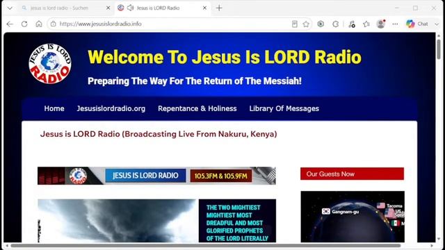 23.08.2026 БОЖИЙ ПРОРОК В ПРЯМОМ ЭФИРЕ НА WWW.JESUSISLORDRADIO.INFO