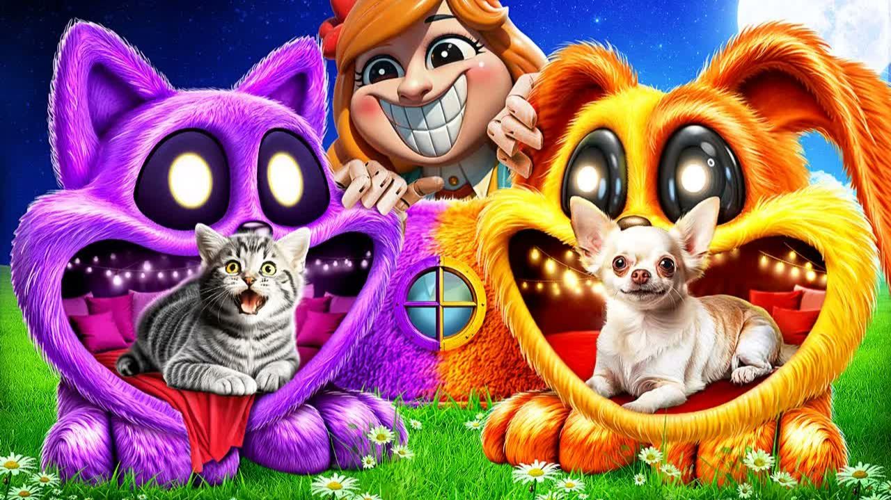 Мы построили секретный домик CATNAP и DOGDAY! Poppy Playtime Chapter 3!