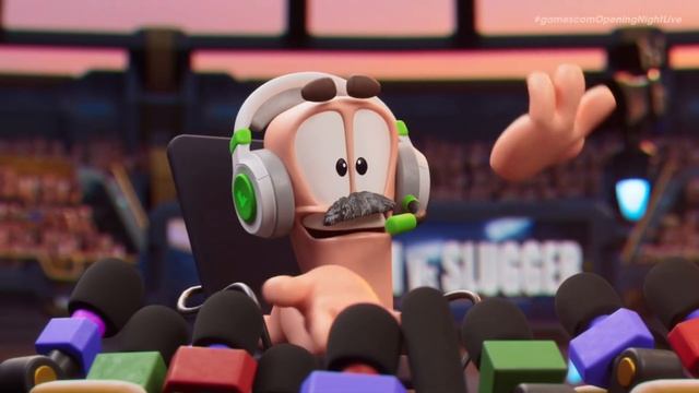 Worms Galactic Tactics  первый трейлер gamescom 2026