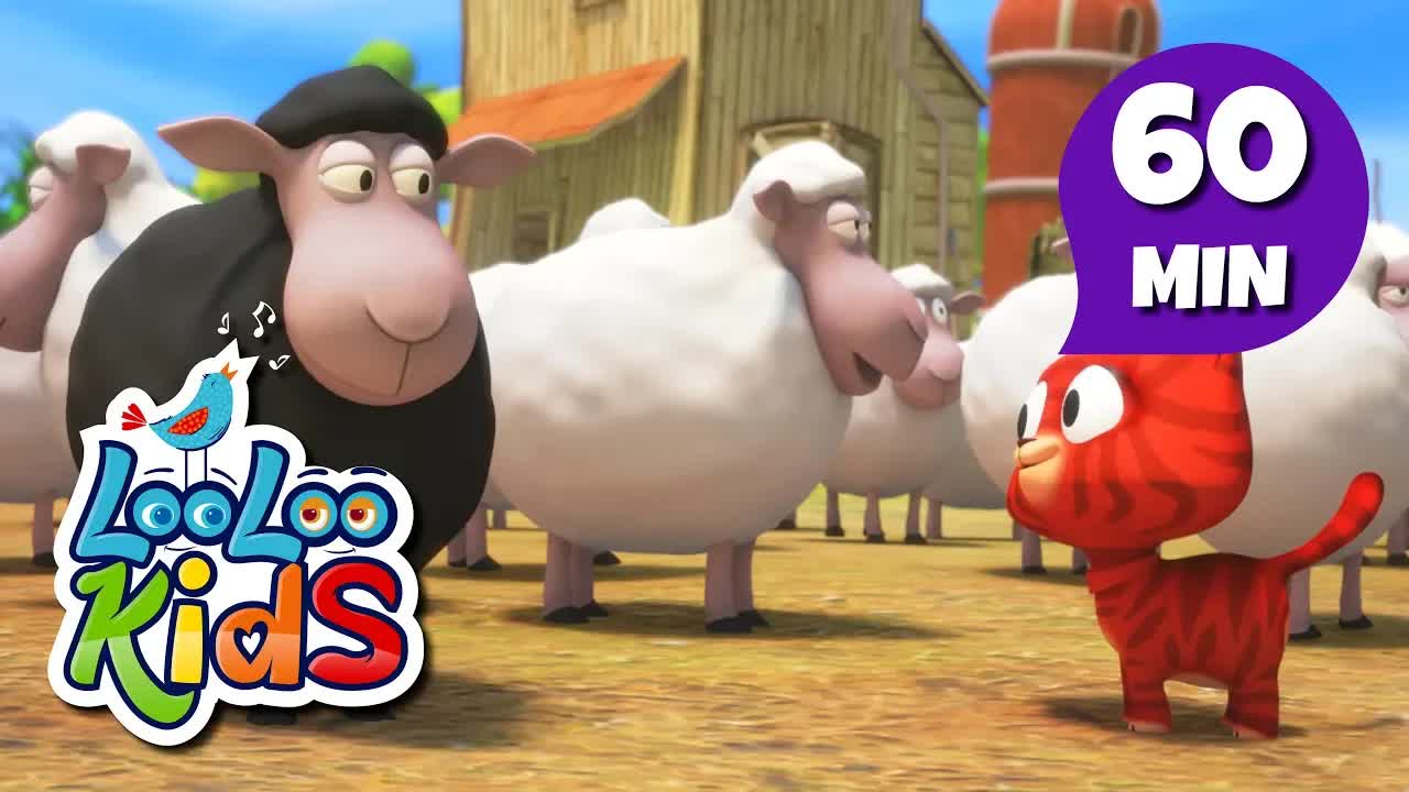 Баю-баю, чёрная овечка - S1EP22 Веселье и игры MIX - Песни LooLoo Kids для детей