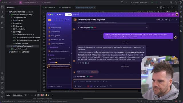 #09 Avalonia UI темы - ИИ сделал рефакторинг - результат