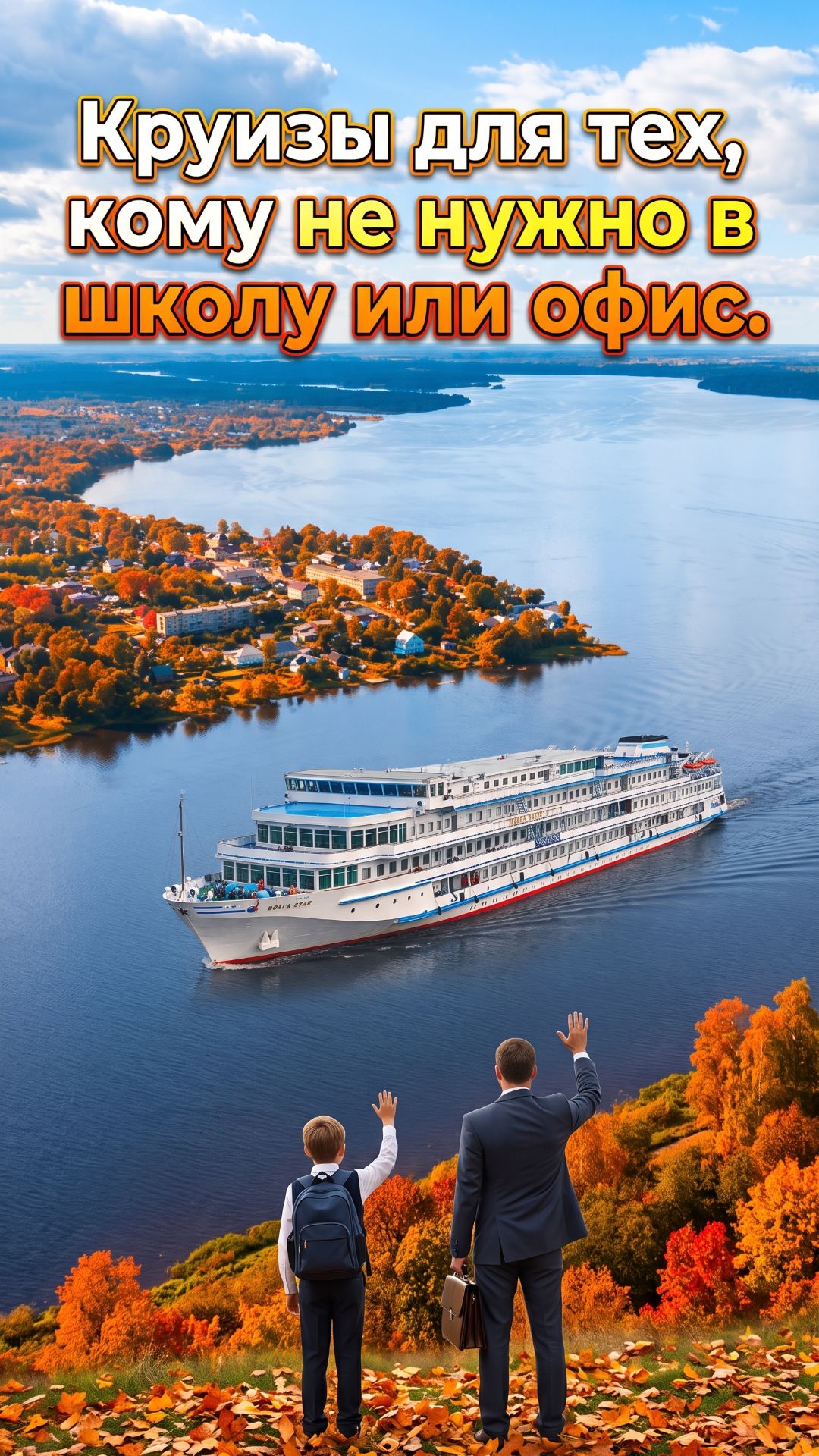Кто-то за парту, а мы — в круиз 🚢✨